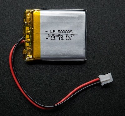 3s lipo battery with jst connector